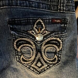 Angels denim shorts ladies size 10